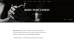 Desktop Screenshot of percussio-corporal.com