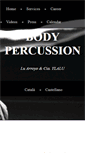 Mobile Screenshot of percussio-corporal.com