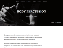 Tablet Screenshot of percussio-corporal.com